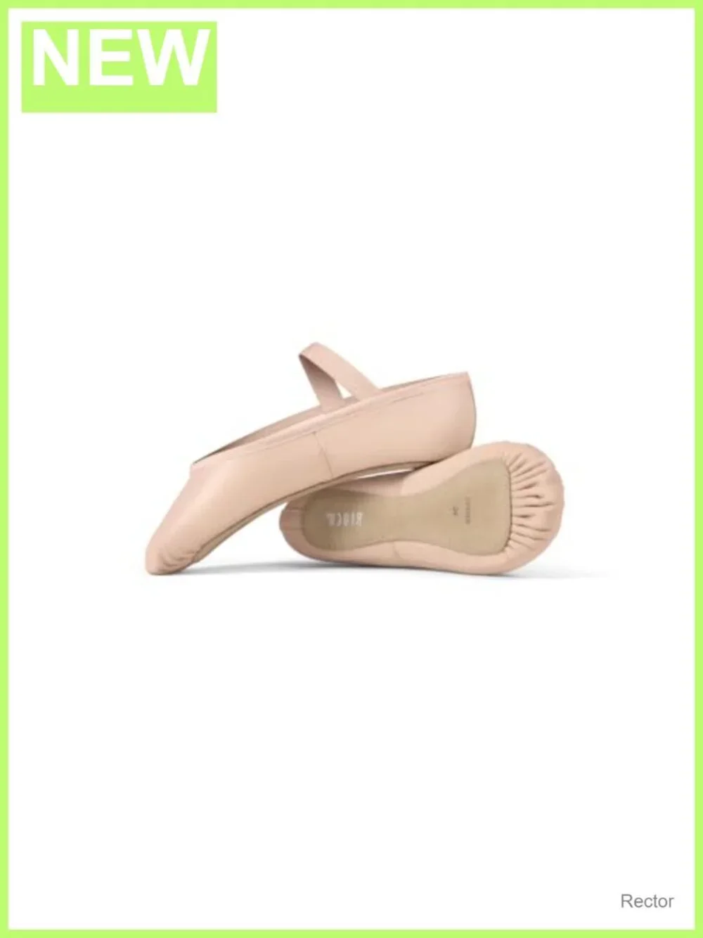 Girls Leather Ballet Slipper Full Sole Dance Shoe